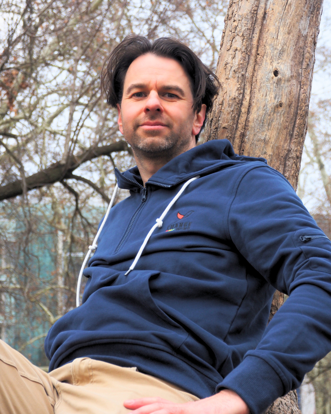 Tervo Blue Navy Hoodie