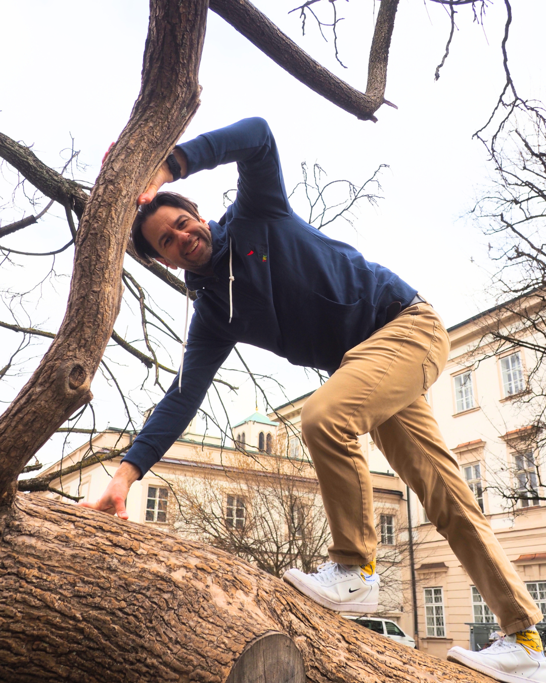 Tervo Blue Navy Hoodie