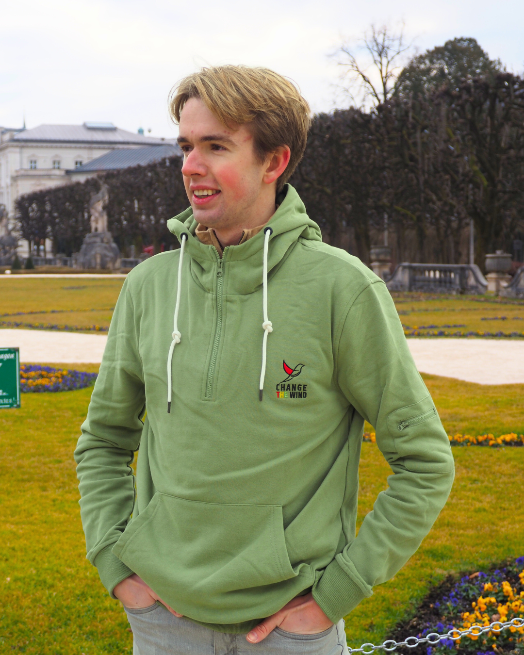 Salzburg Tervo in Forest Green Hoodie